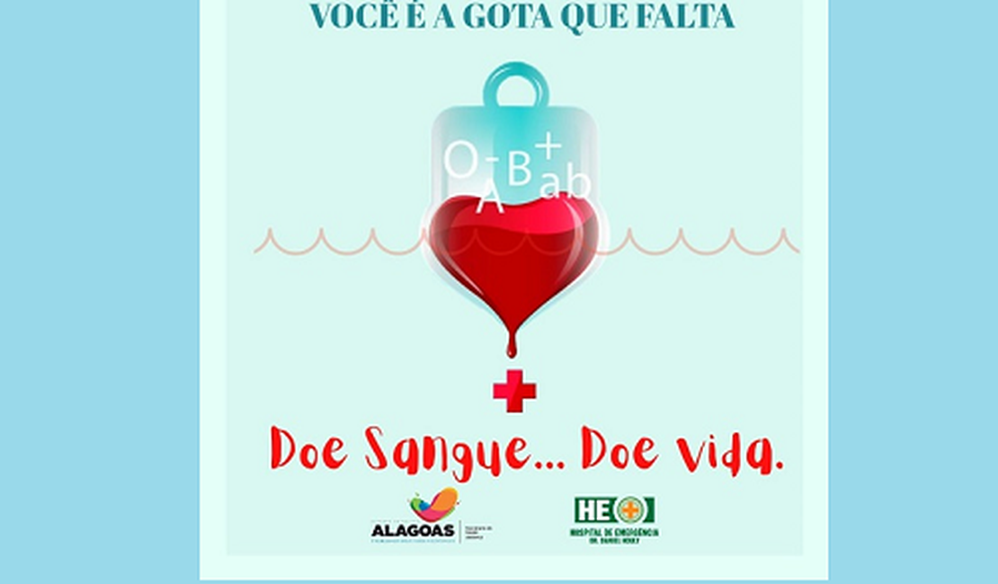 HE do Agreste reforça campanha do Hemoal para doação de sangue