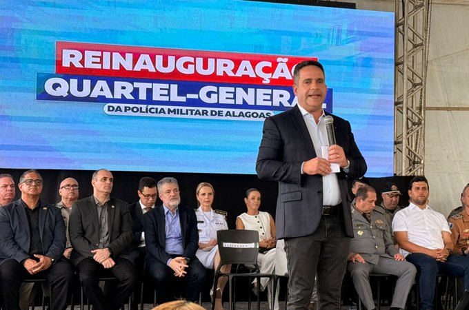 Governador Paulo Dantas reinaugura Quartel-General da Polícia Militar de Alagoas em Maceió