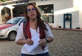 Vídeo: Prefeita de Lagoa da Canoa denuncia radialista por crime de calúnia