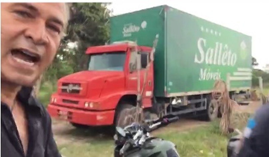 VÍDEO. Ator do ‘Zorra’, Nelson Freitas agradece policiais que recuperaram sua motocicleta
