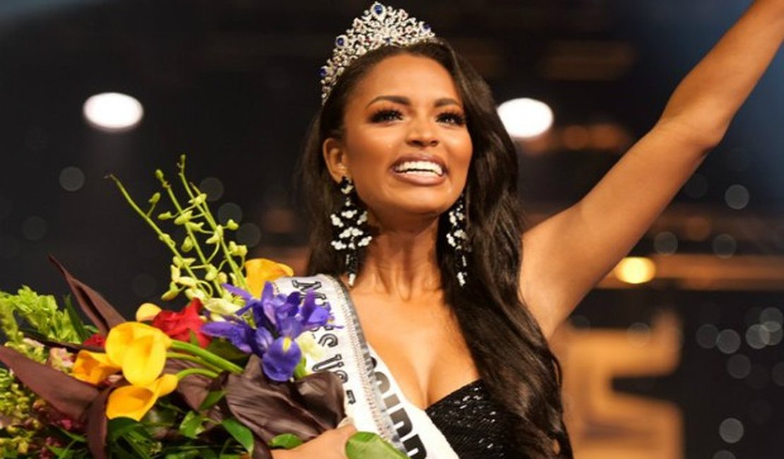 Candidata negra vence o Miss EUA e faz história duas vezes