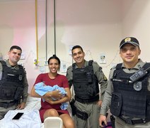 Policiais militares do 3° BPM realizam parto de emergência às margens da AL-115, em Arapiraca
