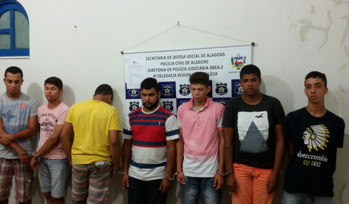 Sete suspeitos de roubar veículos do Detran em Arapiraca são detidos