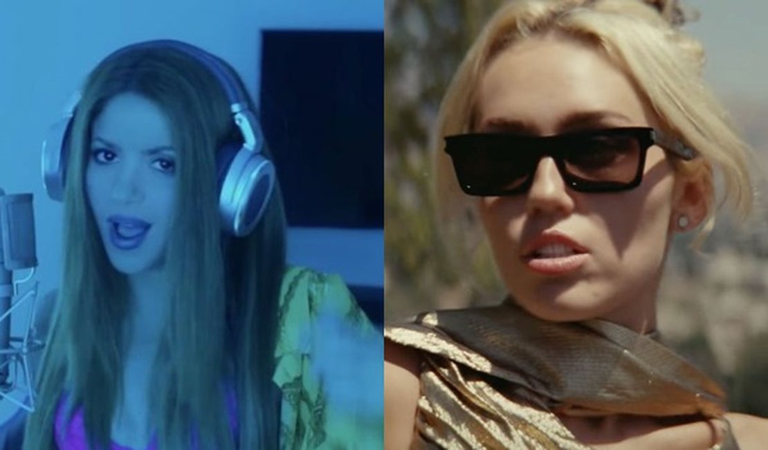 Em novos clipes, Shakira e ﻿Miley Cyrus mostram que sabem faturar muito com as separações