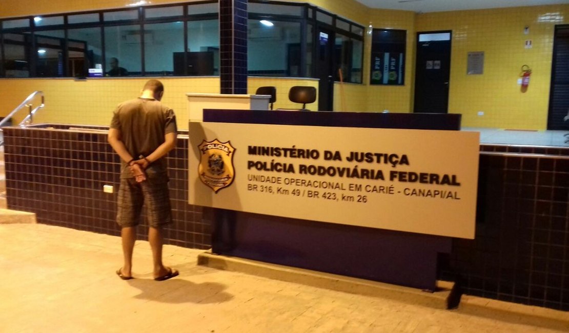 Foragido da Justiça do Rio de Janeiro é preso no Sertão alagoano