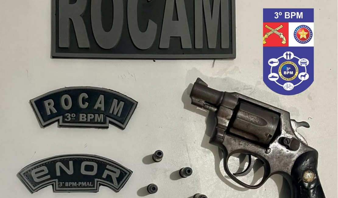 Homem é preso por porte ilegal de arma de fogo no Agreste alagoano