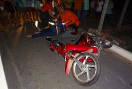 Homem é atropelado por condutor de motocicleta na BR-104, em União dos Palmares