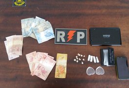 Trio suspeito de tráfico de drogas é preso em Arapiraca