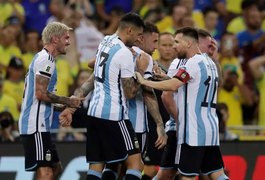 Brasil perde para a Argentina por 1 a 0 e acumula terceira derrota seguida nas Eliminatórias