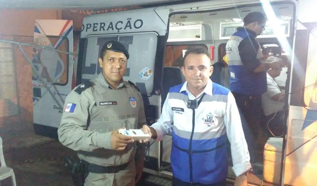 3º BPM adquire aparelho de etilômetro para medir nível de alcoolemia dos condutores de veículos em Arapiraca