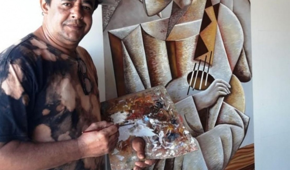 Pintor alagoano faz sucesso com obras contemporâneas que retratam o Nordeste