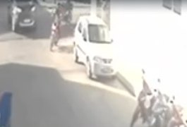 Colisão entre carro e motocicleta deixa motociclista ferido no Centro de Arapiraca