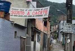 14 cidades de SP têm faixas de facção ameaçando dar 'cacete' em motociclistas barulhentos
