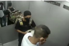 Polícia divulga imagens de suspeitos de assaltar joalheria em edifício de Maceió