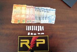 PM prende homem por tráfico de drogas e apreende entorpecentes em Arapiraca