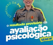 Governo de Alagoas publica resultado provisório da avaliação psicológica do concurso da PM