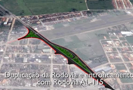 Obra de duplicação da AL-110 beneficiará mais de 700 mil alagoanos