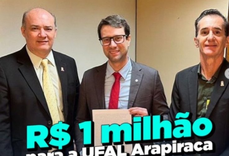 Autor de ﻿﻿requerimento para ﻿emancipação da Ufal Arapiraca, Daniel Barbosa destina R$ 1 milhão para o Campus do Agreste