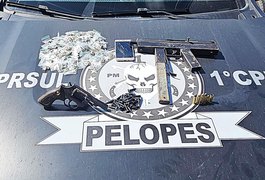 Polícia Militar apreende uma submetralhadora na cidade de Roteiro