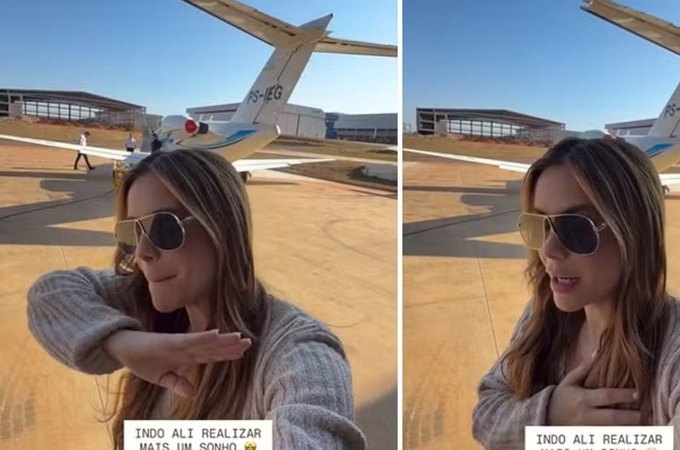 Avião com cantora do hit 'Peão Todo Tatuado' faz pouso de emergência em Goiânia