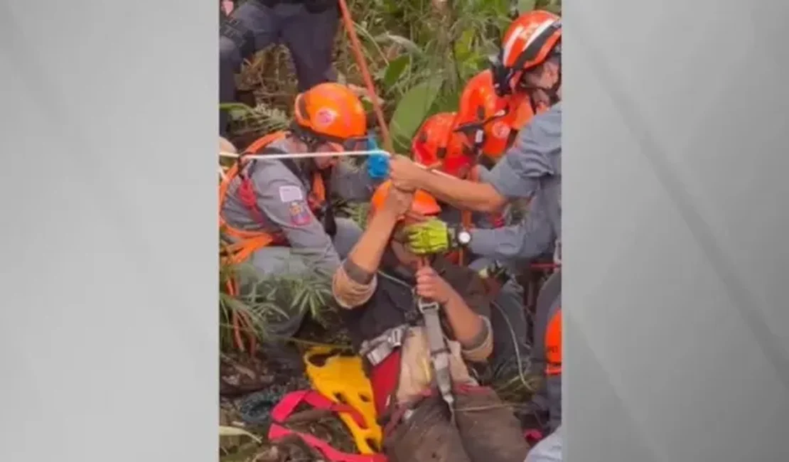 Jovem autista é resgatado dentro de poço após quatro dias desaparecido