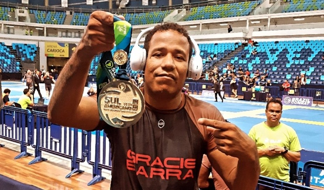 Alexandre Negão faz história e se torna bicampeão sul-americano de Jiu-Jitsu sem kimono pela IBJJF