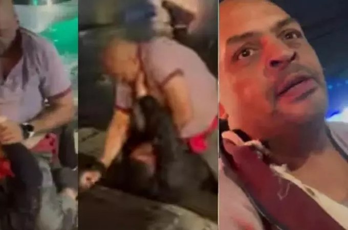 Filho de Maguila espanca vendedor ambulante em frente a casa de show em SP