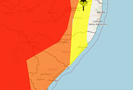 Inmet emite alerta vermelho de chuvas intensas para o Sertão de Alagoas