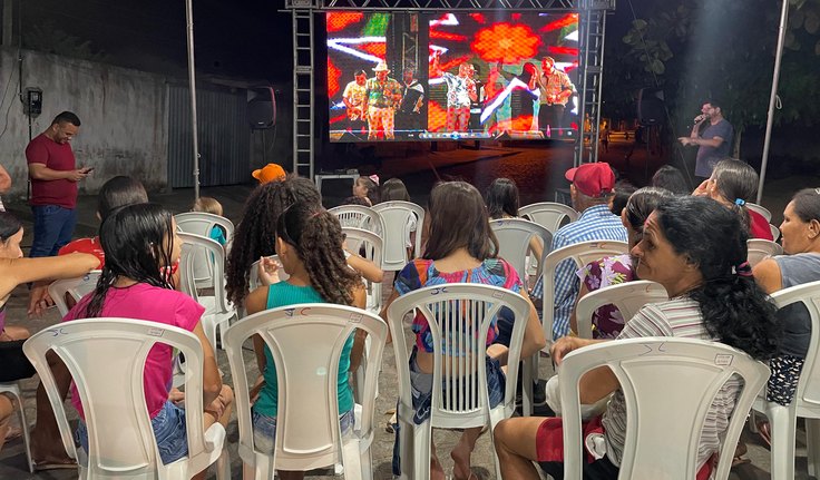 ﻿Prefeitura realiza cinema itinerante em povoados de ﻿Coité do Nóia