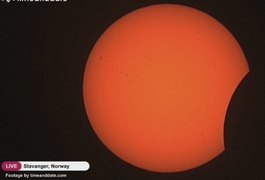 Começa eclipse solar total; acompanhe ao vivo