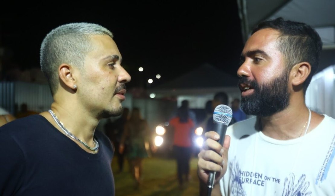 Carlinhos Maia elogia gestão do Prefeito Ronaldo Lopes e o sucesso da Festa de Bom Jesus de Penedo