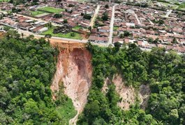 Defesa Civil de Maceió recomenda medidas urgentes para conter avanço de voçoroca em Rio Largo