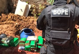 BOPE apreende aproximadamente 18 quilos de maconha em Maceió