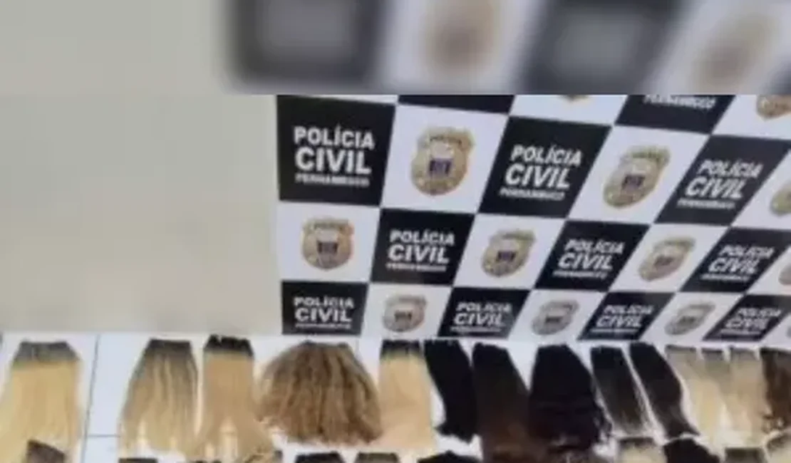 Polícia apreende no Recife apliques capilares roubados de salão de beleza em Natal