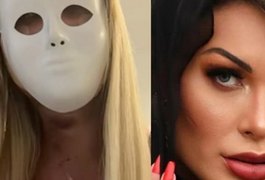 Após destruir carro do ex-marido, Andressa Urach aparece com máscara: 'Vou voltar a ter 23 anos'