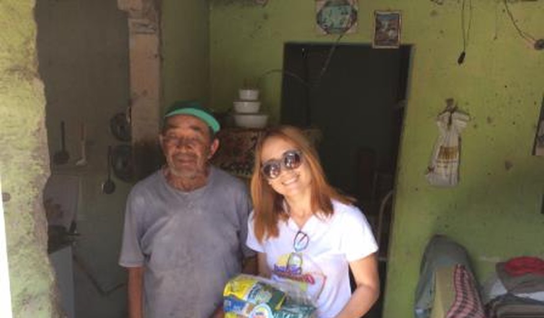 Balão Solidário distribui mais de 100 cestas básicas em comunidades carentes de Arapiraca