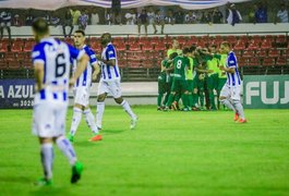 CSA sofre virada e perde para o Guarani no Rei Pelé, mas segue no G4