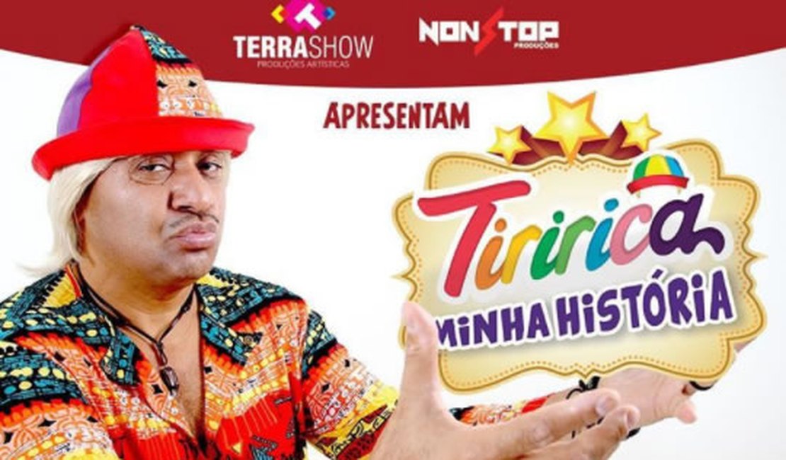 Tiririca apresenta espetáculo 'Minha história' no próximo domingo (21