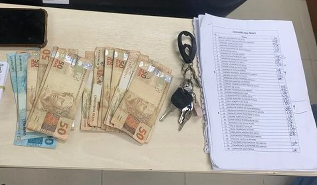 Homem que estaria comprando votos por R$ 150 para candidato é preso em Maceió