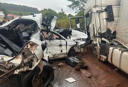 Médica a caminho do plantão morre após bater carro em caminhão na BR-153, em Minas