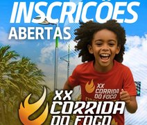 Corpo de Bombeiros inicia inscrições para Circuito Kids na 20ª edição da Corrida do Fogo