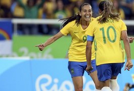 Brasil atropela a China e começa com o pé direito a busca pelo ouro no futebol feminino