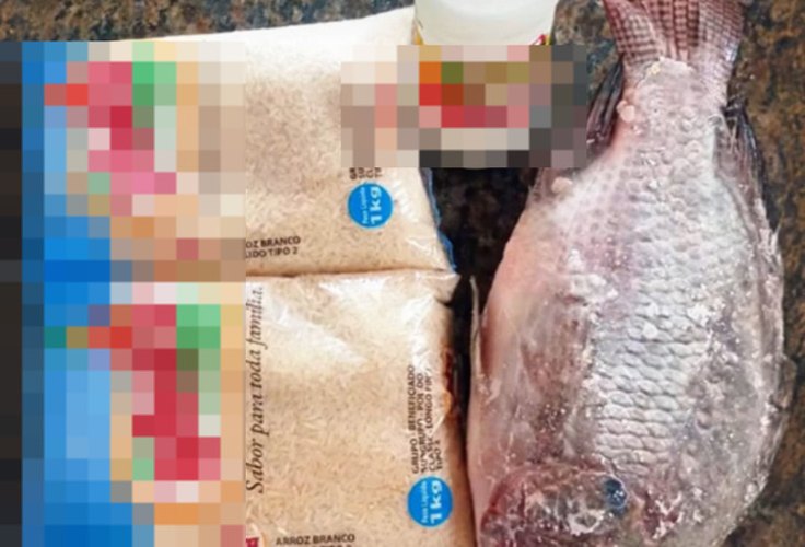 VÍDEO: Prefeitura de Canapi entrega 1 peixe, 2kg de arroz e leite de coco para a Sexta Santa e recebe críticas de vereadora: 'É isso que o povo merece?'