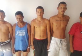 Operação prende cinco suspeitos de vários crimes no Agreste