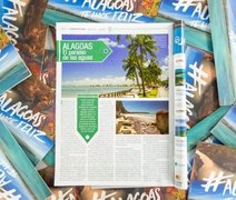 Praias de Alagoas estampam capa de revista internacional