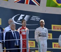 Lewis Hamilton vence na Itália; Felipe Massa fica em terceiro