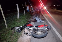 Motociclista perde o controle de veículo, cai da moto e morre na zona rural de Girau do Ponciano