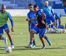 CSA finaliza trabalhos para duelo contra o Paraná, neste sábado (10)