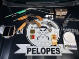 2º BPM PELOPES realiza duas prisões por porte ilegal de arma e tráfico em Murici e União dos Palmares