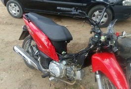 PM recupera moto roubada já desmontada em Arapiraca